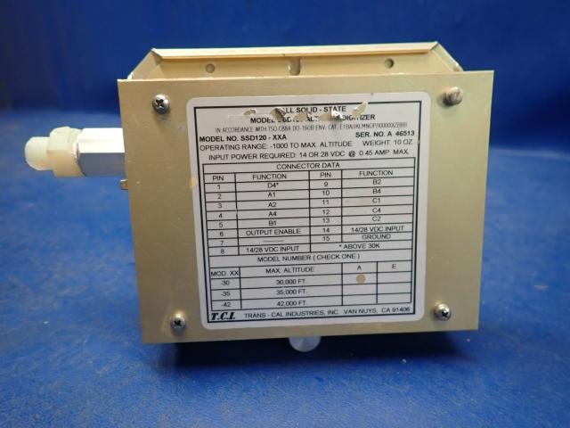 TCI SSD120-XXA ENCODER-Altitude Digitizer Model SSD120-XXA